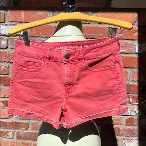 American Eagle Outfitters High Rise Shorty Denim Shorts Size 4